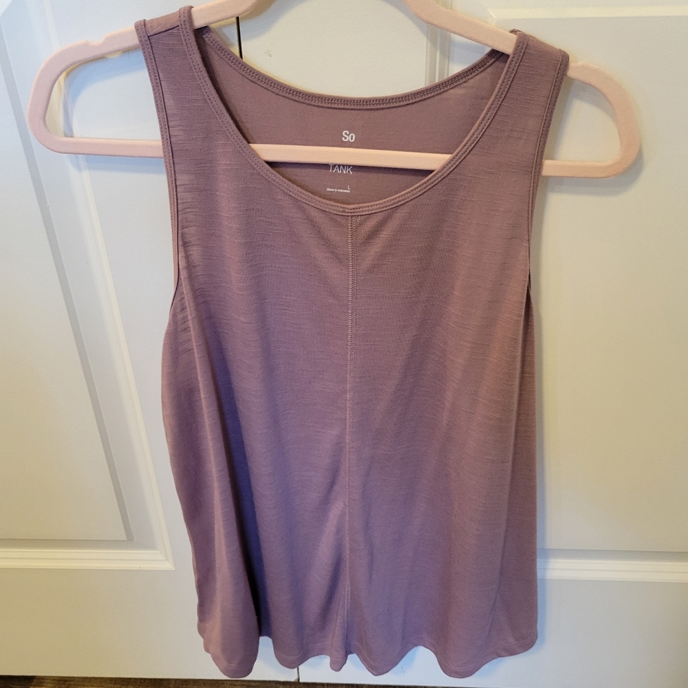 SO Purple tank top